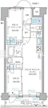パークアクシス文京本郷 705 間取り図