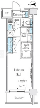 ウエリスアーバン中野坂上 311 間取り図
