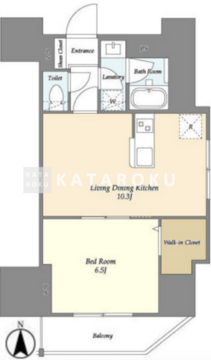 スコレサイト池袋 1303 間取り図