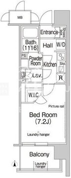 コンフォリア木場親水公園 801 間取り図