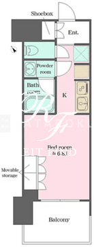ウエリスアーバン水天宮前 528 間取り図