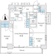 パークホームズ東陽町 1001 間取り図