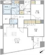 品川Vタワー T-3213 間取り図