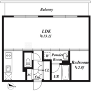 高円寺クロスオーバー 503 間取り図