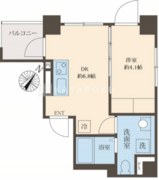 スフィア日本橋富沢町 404 間取り図
