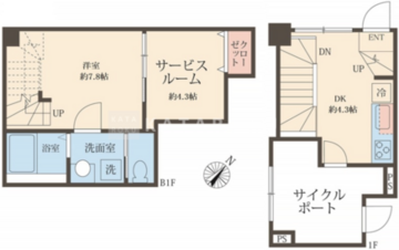 スフィア日本橋富沢町 103 間取り図