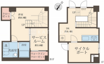 スフィア日本橋富沢町 104 間取り図