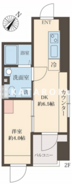 スフィア日本橋富沢町 401 間取り図