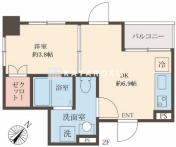 スフィア日本橋富沢町 403 間取り図