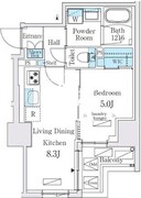 ジオエント秋葉原 604 間取り図