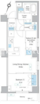 プレディアコート板橋 705 間取り図