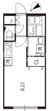 リーガランド目黒 302 間取り図