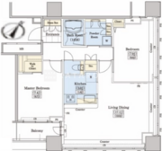 レジディアタワー上池袋 TW-614 間取り図