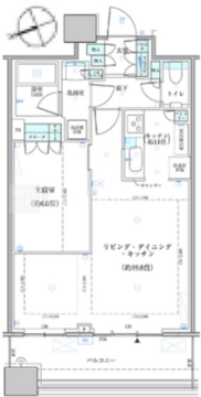 パークタワー勝どき S-4810 間取り図