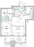 パークタワー勝どき S-302 間取り図