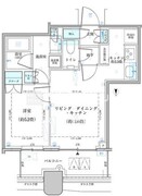 パークタワー勝どき S-1814 間取り図
