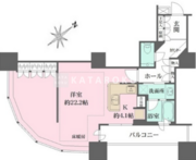 東京ツインパークス R-608 間取り図