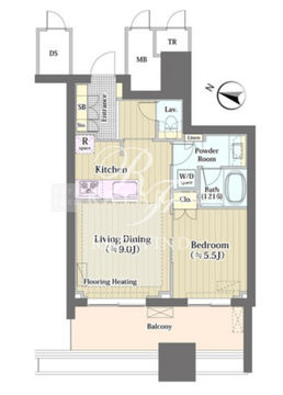 パークコート文京小石川ザタワー 2320 間取り図