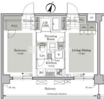 パークキューブ西ヶ原ステージ 517 間取り図