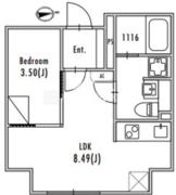 グランパセオ大森3 202 間取り図