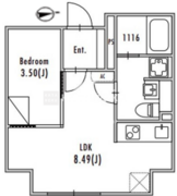 グランパセオ大森3 302 間取り図
