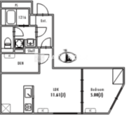 グランパセオ大森3 104 間取り図