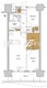 RJRプレシア東十条ガーデン 1308 間取り図
