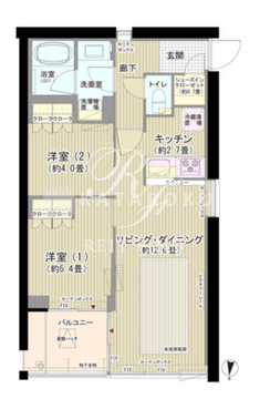 ガーデニエール砧ウエスト 1013 間取り図