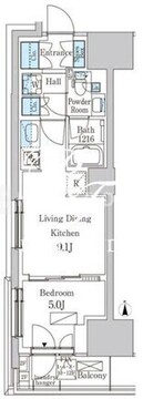 パークアクシス品川天王洲アイル 906 間取り図