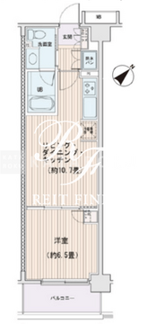 エスティメゾン豊洲レジデンス E-427 間取り図
