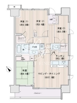 エスティメゾン豊洲レジデンス A-217 間取り図