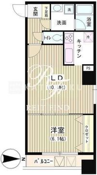 アクアコート 904 間取り図