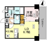 ロイジェント西新井 107 間取り図