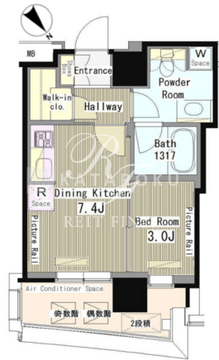 マイタワーレジデンス 1102 間取り図