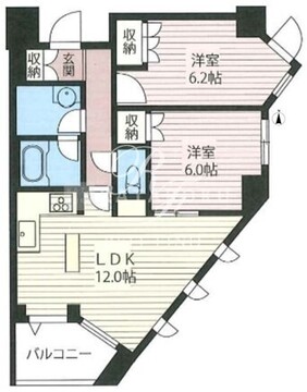 エスティメゾン北新宿 303 間取り図