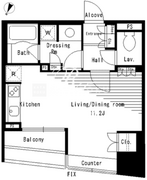 パークアクシス日本橋ステージ 914 間取り図