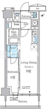 パークアクシス品川南大井パークフロント 530 間取り図