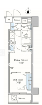 アーバネックス森下2 402 間取り図