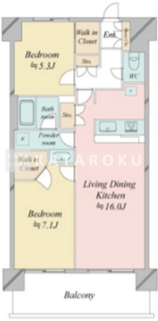 レジディア南千住 909 間取り図