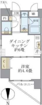 プラティーク目白 503 間取り図