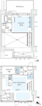 アーバンブリーズ恵比寿 1304 間取り図