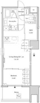 ザ・パークハビオ北千住 602 間取り図