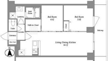 KDXレジデンス上板橋 703 間取り図