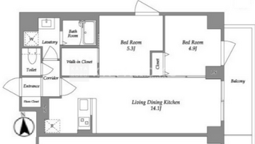 KDXレジデンス上板橋 701 間取り図