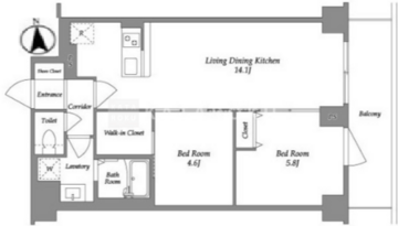 KDXレジデンス上板橋 101 間取り図