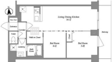 KDXレジデンス上板橋 105 間取り図