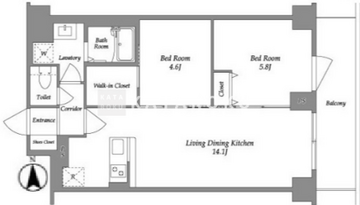 KDXレジデンス上板橋 106 間取り図