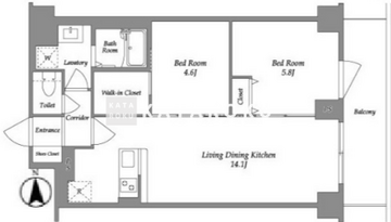 KDXレジデンス上板橋 307 間取り図