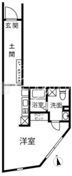 クリオ ラモード木場公園 203 間取り図