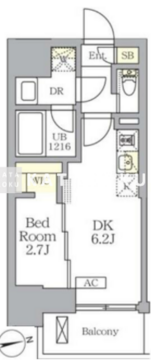 ザ・ライオンズフォーシア文京湯島 903 間取り図